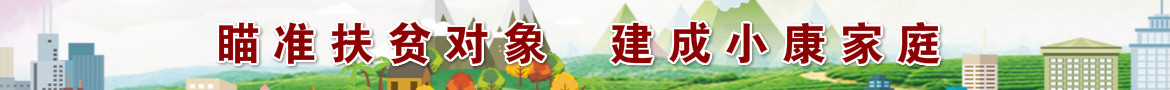 瞄准扶贫对象，建成小康家庭